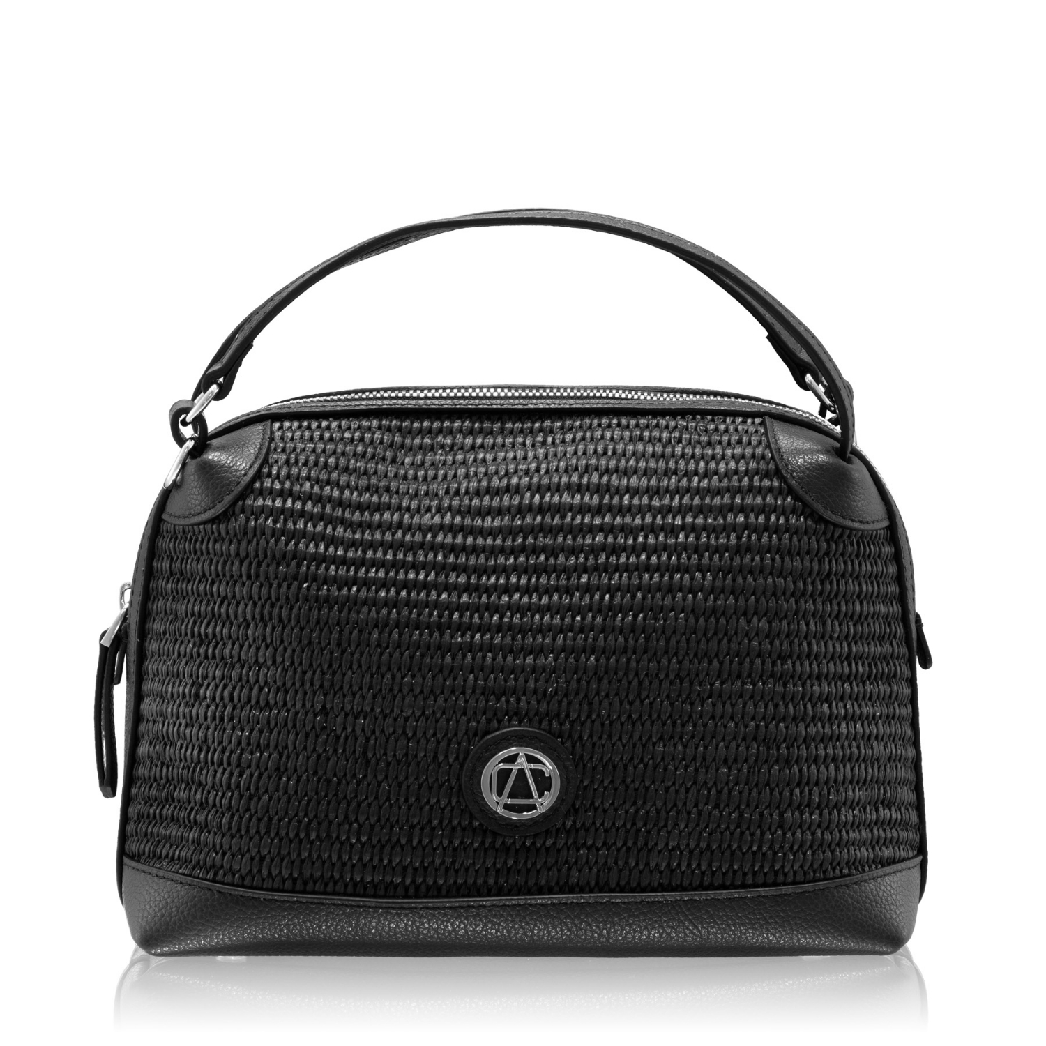 Imagine Geanta dama de Mana INGA 01 BOTT+RAFIA NEGRU