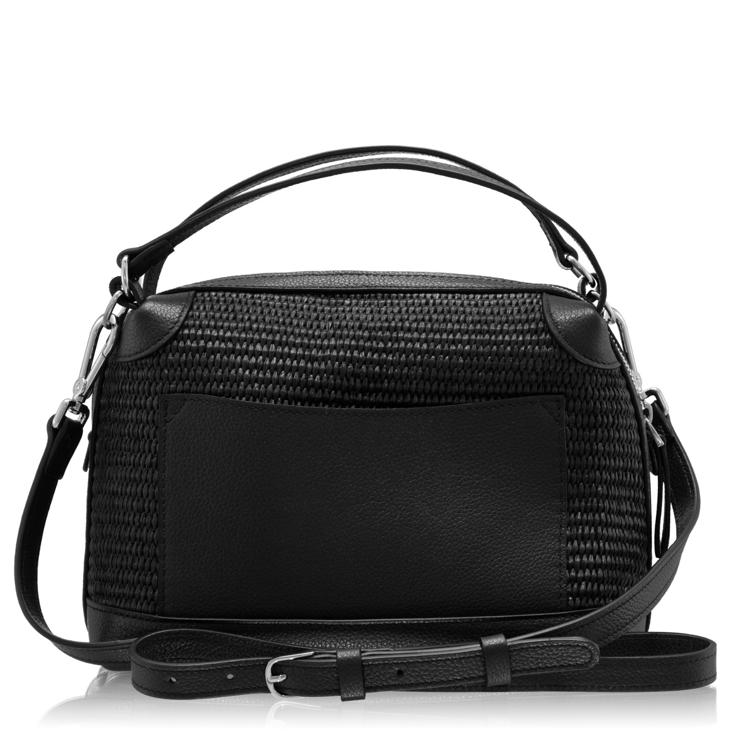 Imagine Geanta dama de Mana INGA 01 BOTT+RAFIA NEGRU