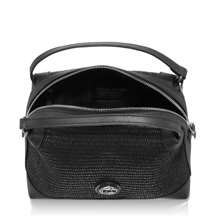 Imagine Geanta dama de Mana INGA 01 BOTT+RAFIA NEGRU