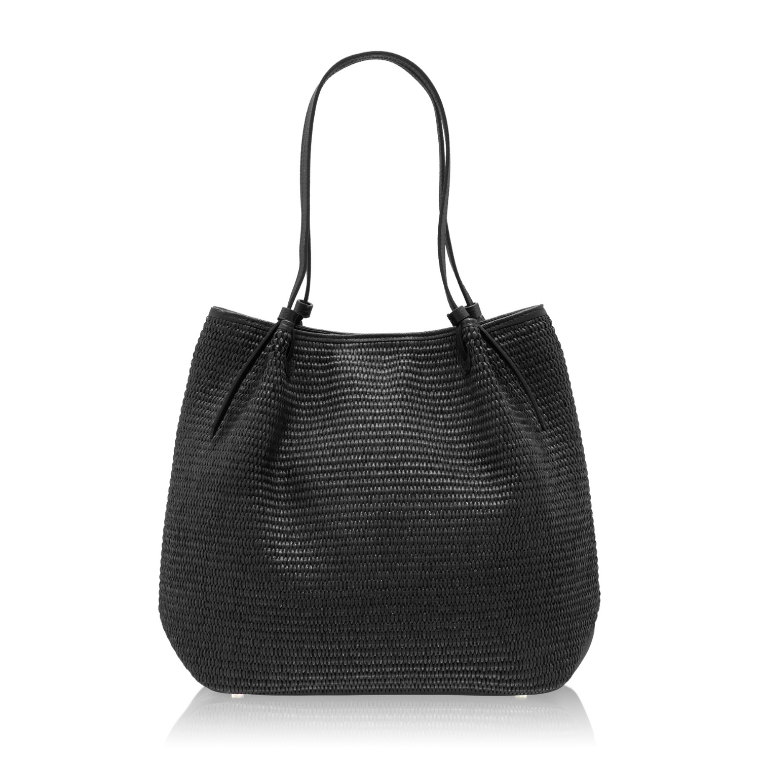 Imagine Geanta dama de Mana INGA 03 BOTT+RAFIA NEGRU