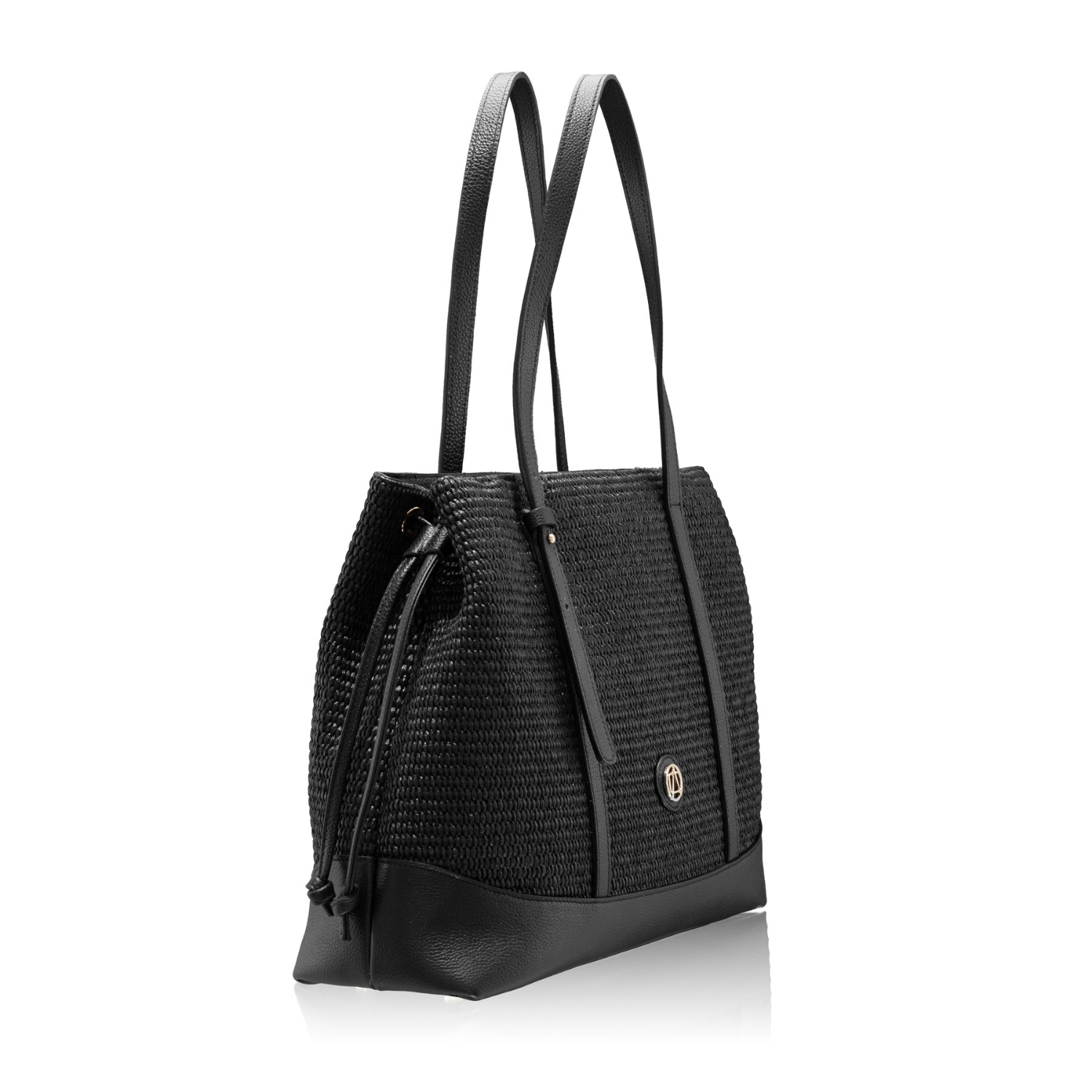 Imagine Geanta de umar HARA 03 BOTT+RAFIA NEGRU