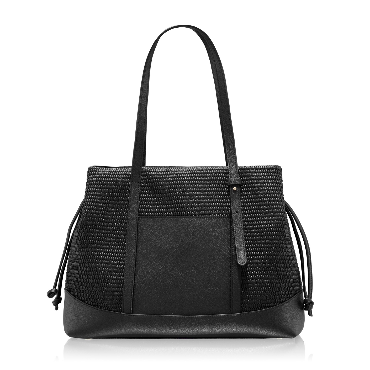 Imagine Geanta de umar HARA 03 BOTT+RAFIA NEGRU