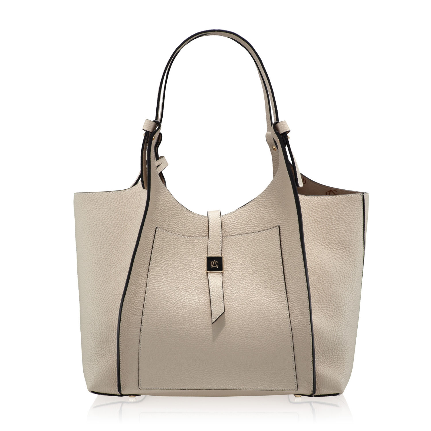 Imagine Geanta dama de Mana BLUMA 03 BOTTALATO PANNA