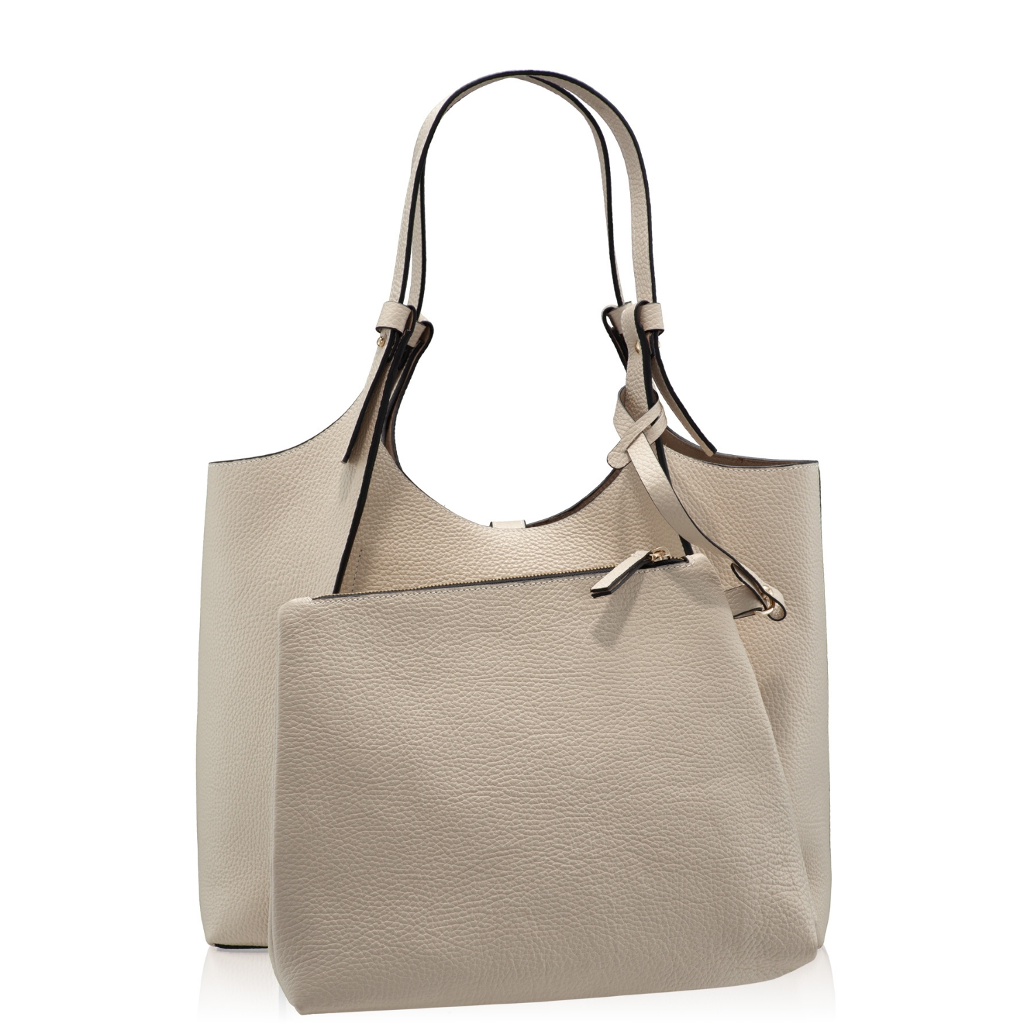 Imagine Geanta dama de Mana BLUMA 03 BOTTALATO PANNA