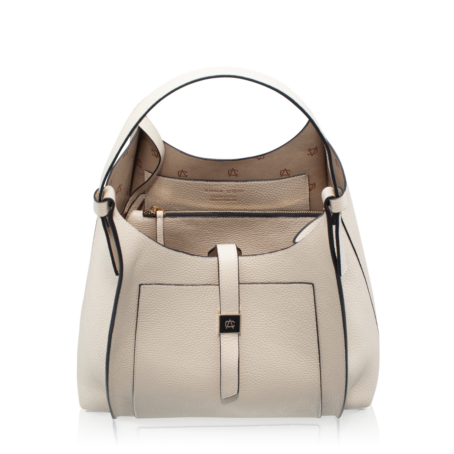 Imagine Geanta dama de Mana BLUMA 03 BOTTALATO PANNA