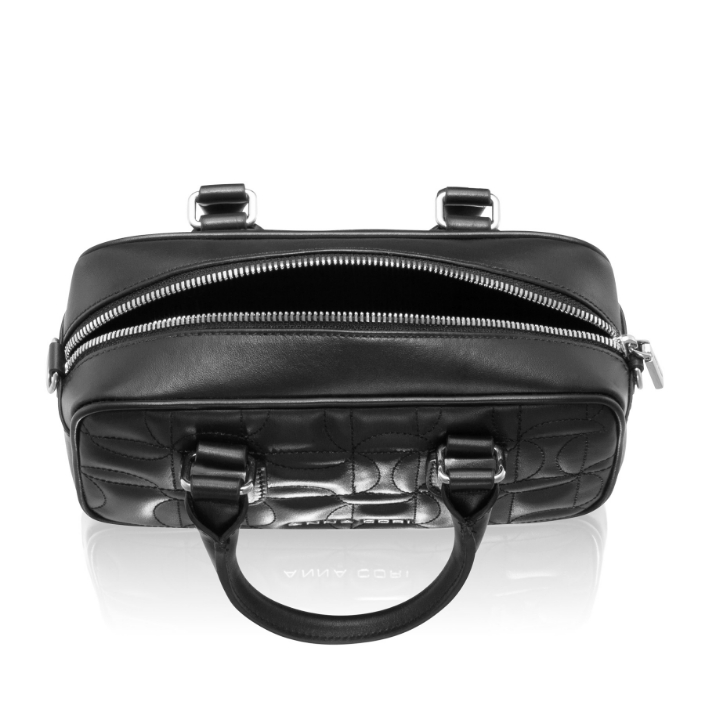 Imagine Geanta de mana TINY 01 VITELLO NEGRU