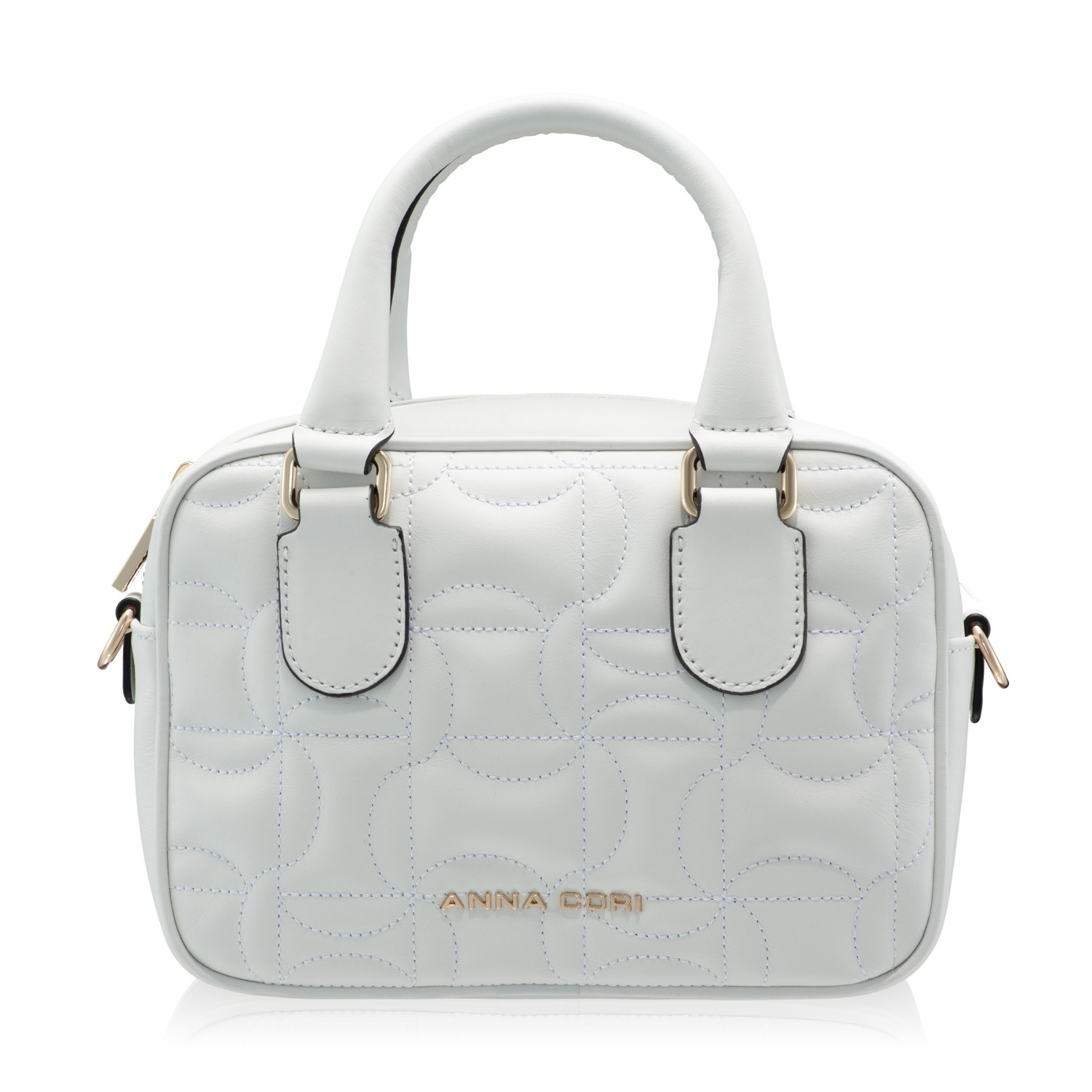 Imagine Geanta de mana TINY 02 VITELLO ALB