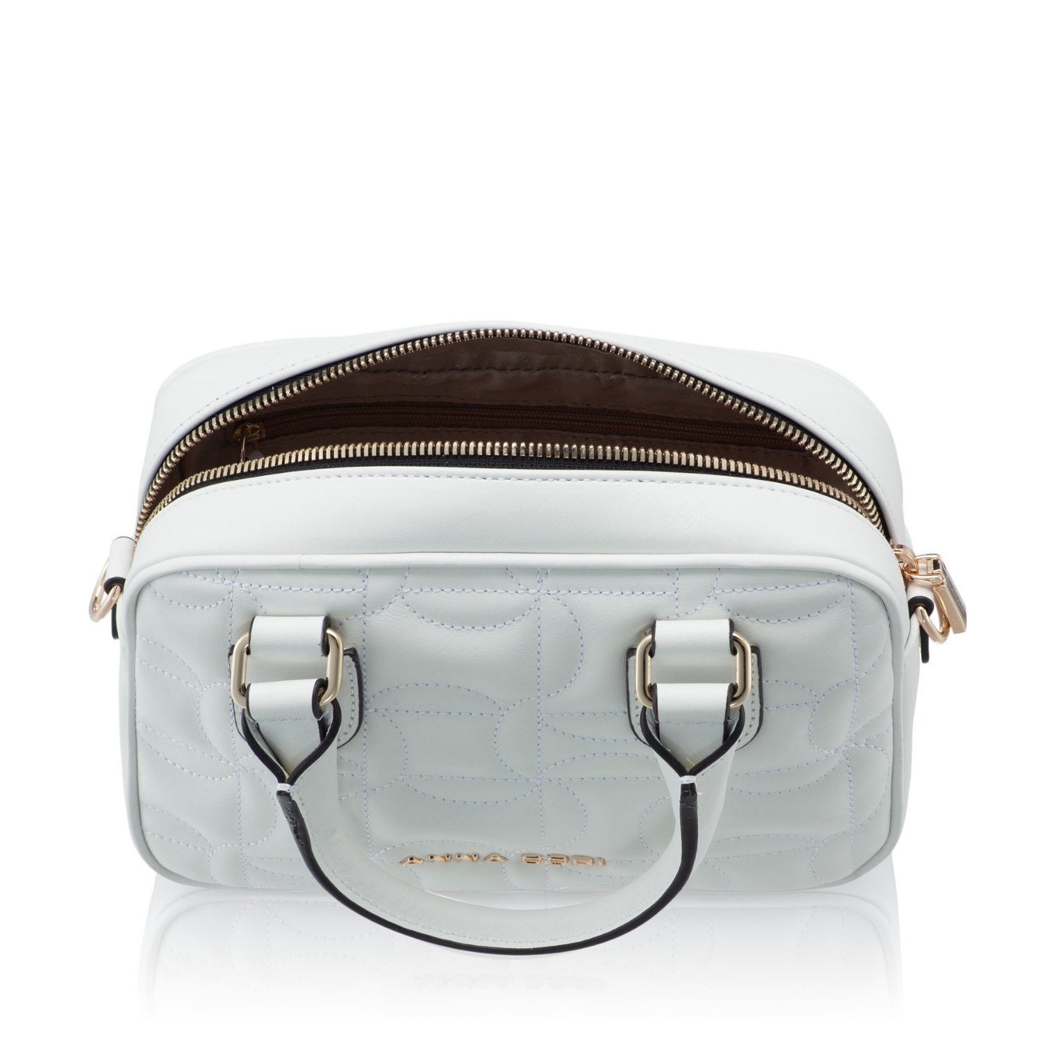 Imagine Geanta de mana TINY 02 VITELLO ALB