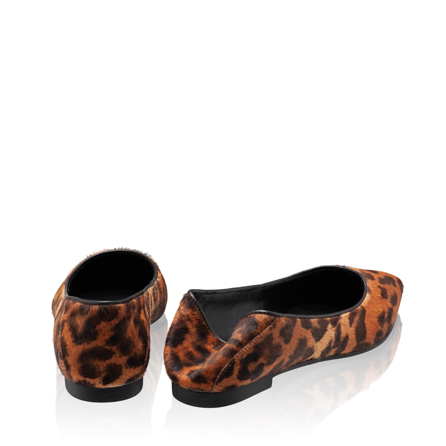 Imagine Balerini Dama 8182 Cavallino Leopard Camel+Negru