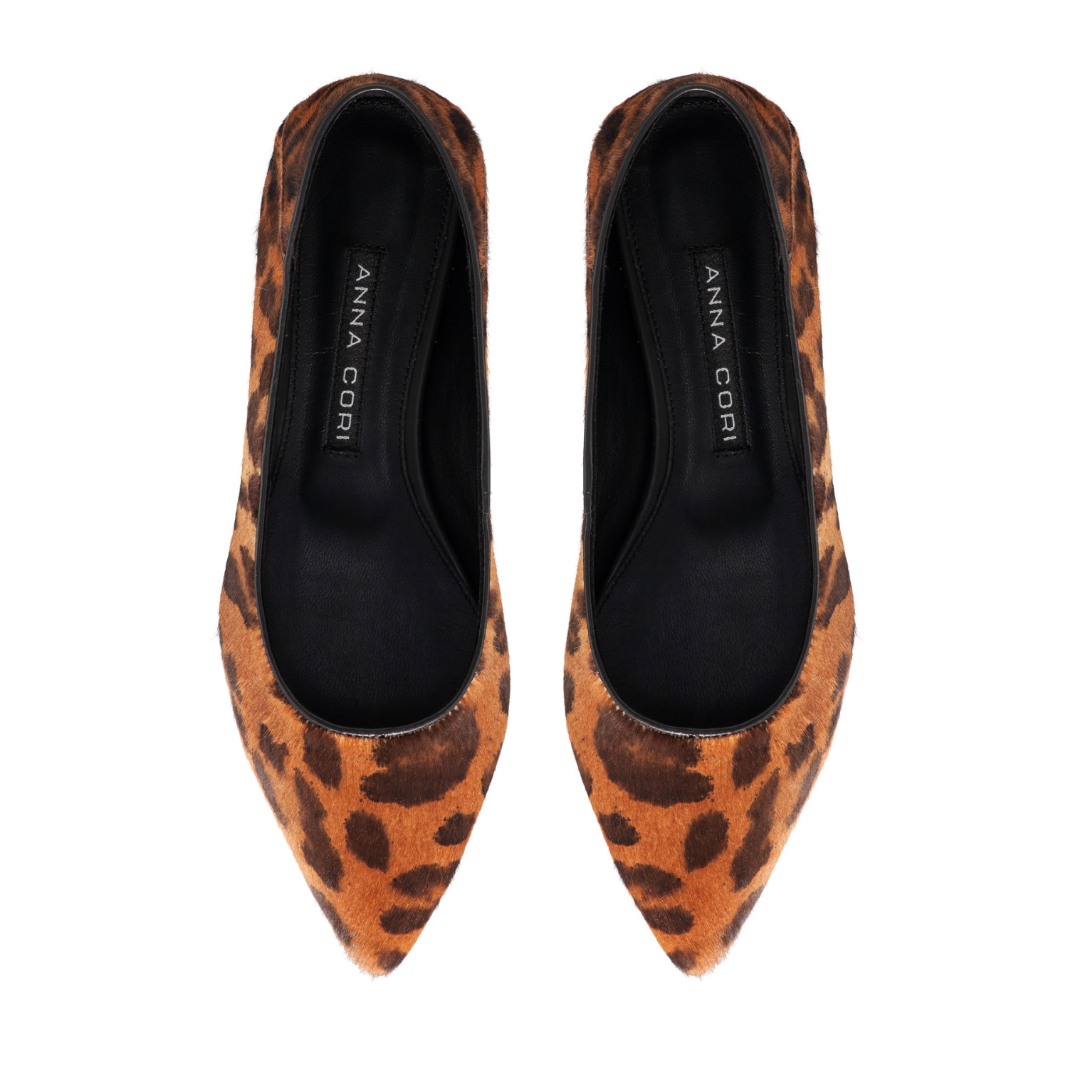 Imagine Balerini Dama 8182 Cavallino Leopard Camel+Negru