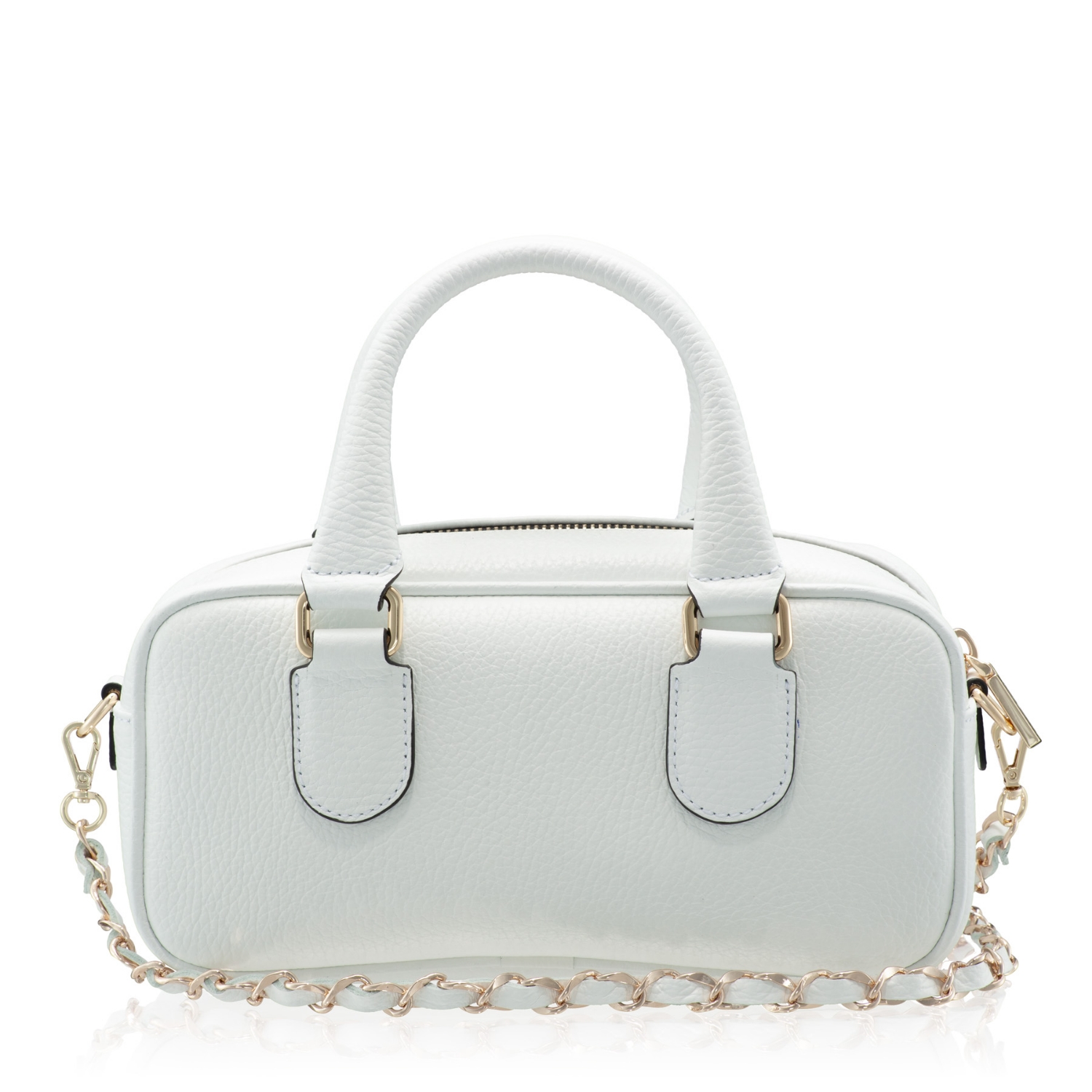 Imagine Geanta dama de Mana TINY 01 BOTTALATO ALB