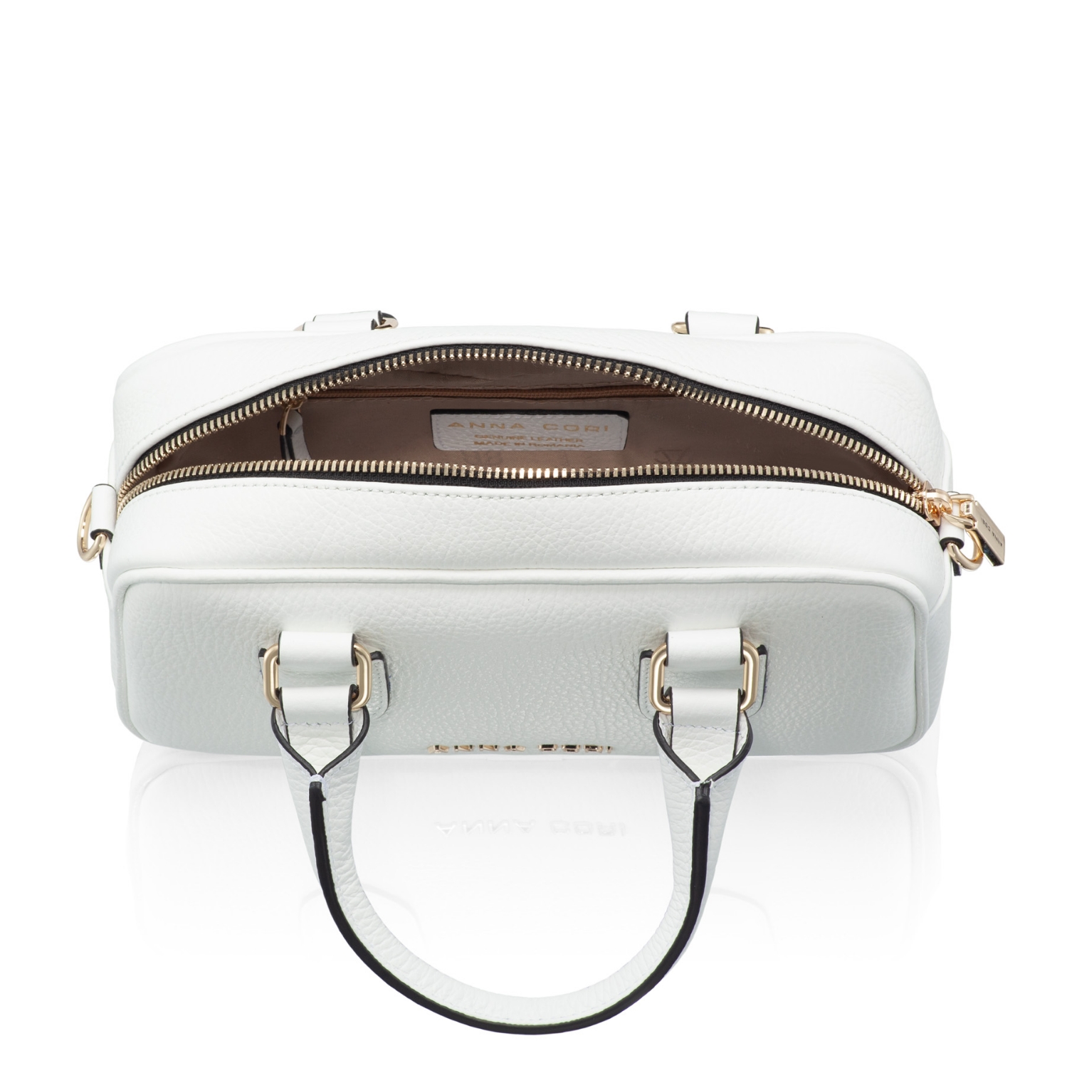 Imagine Geanta dama de Mana TINY 01 BOTTALATO ALB